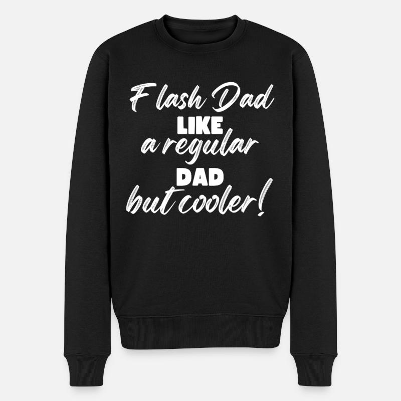Bloc Flash Papa Boulderer - Pull Premium bio Homme - noir