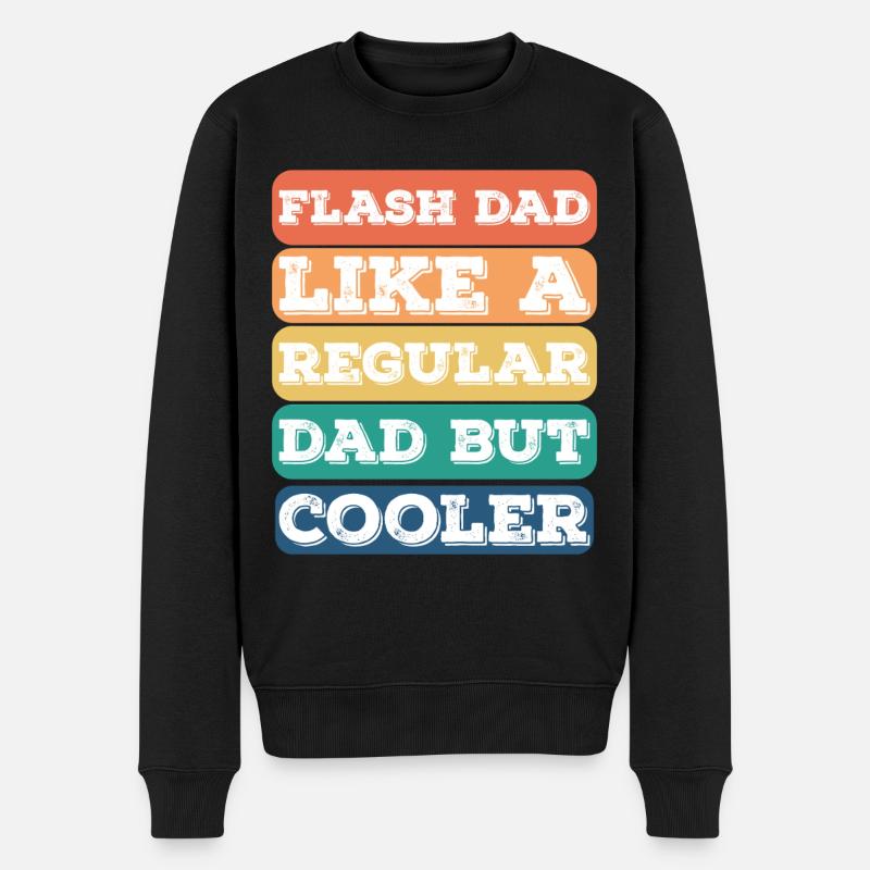 Bloc Flash Papa Boulderer - Pull Premium bio Homme - noir