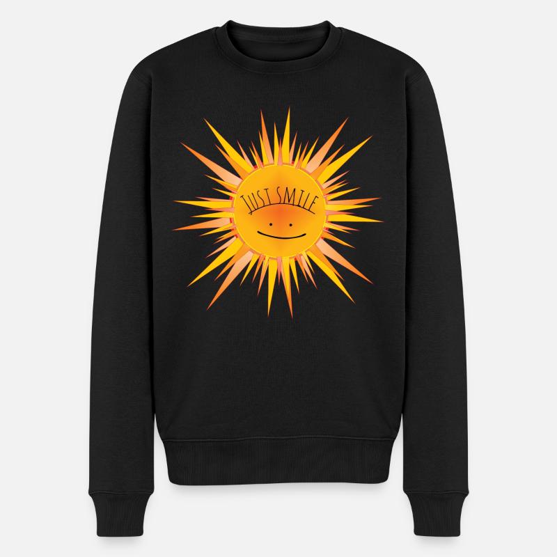 Juste sourire - Pull Premium bio Homme - noir
