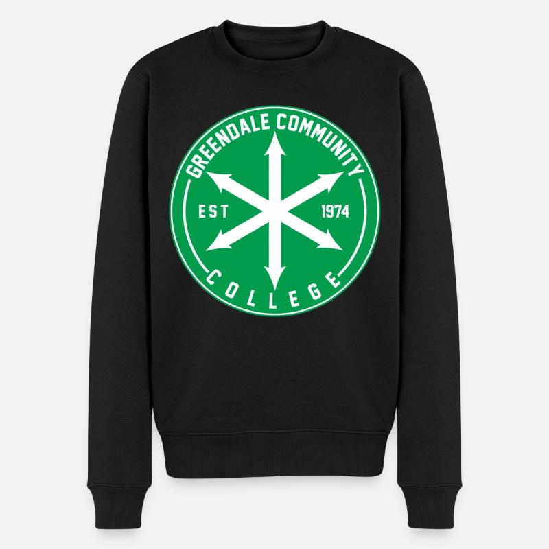 Community-Grafik - Männer Premium Bio Pullover - Schwarz