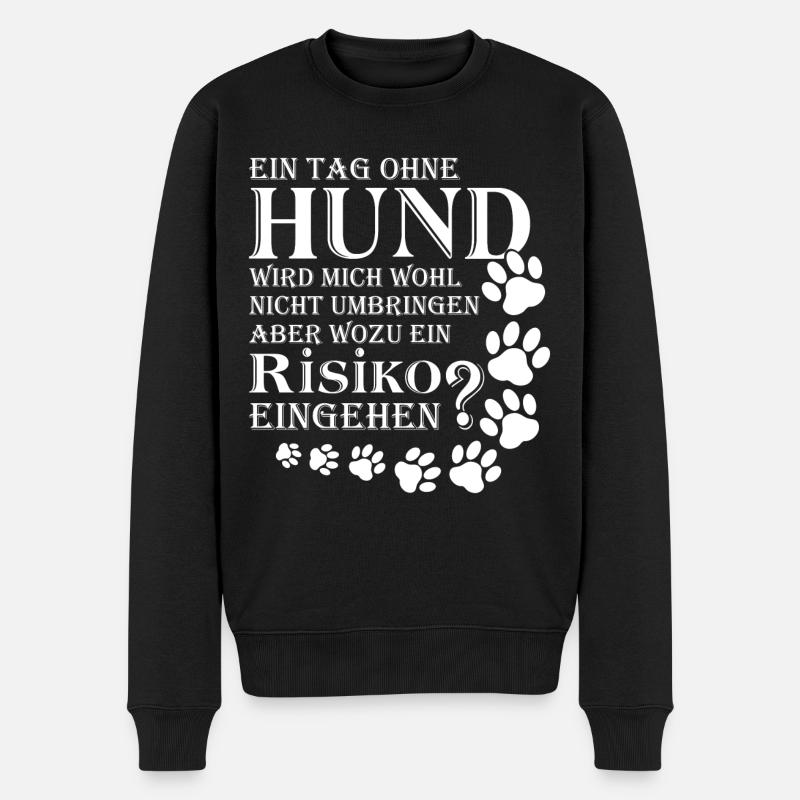 Hund Labrador Agility Tierschutz Tierfreund Rudel - Männer Premium Bio Pullover - Schwarz