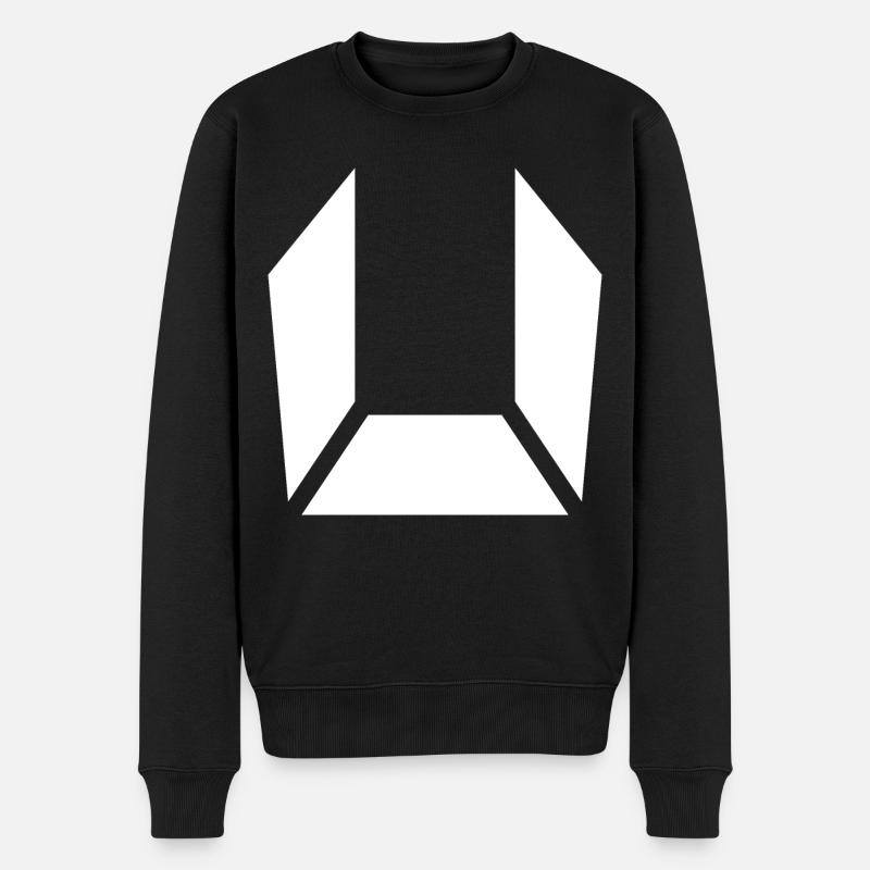 Lettre U Gamer - Pull Premium bio Homme - noir