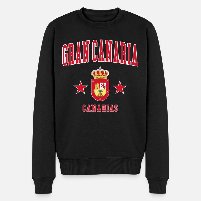 Gran Canaria - Pull Premium bio Homme - noir
