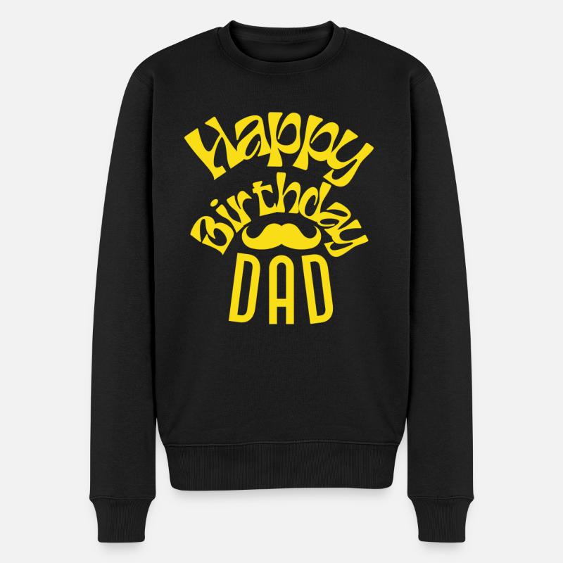 Happy birthday dad - Pull Premium bio Homme - noir