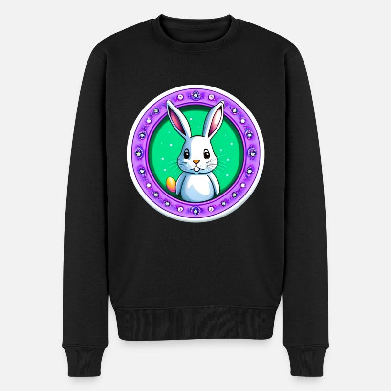 Super Cute Easter - Men's Premium Organic Jumper - black