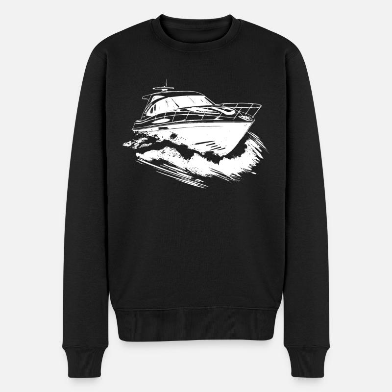 Canot automobile - Pull Premium bio Homme - noir