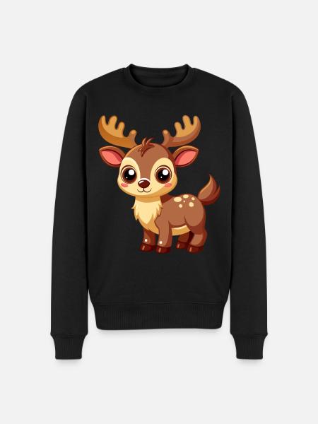 Mignon bébé orignal - Pull Premium bio Homme - noir