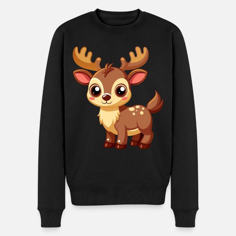 Mignon bébé orignal - Pull Premium bio Homme - noir