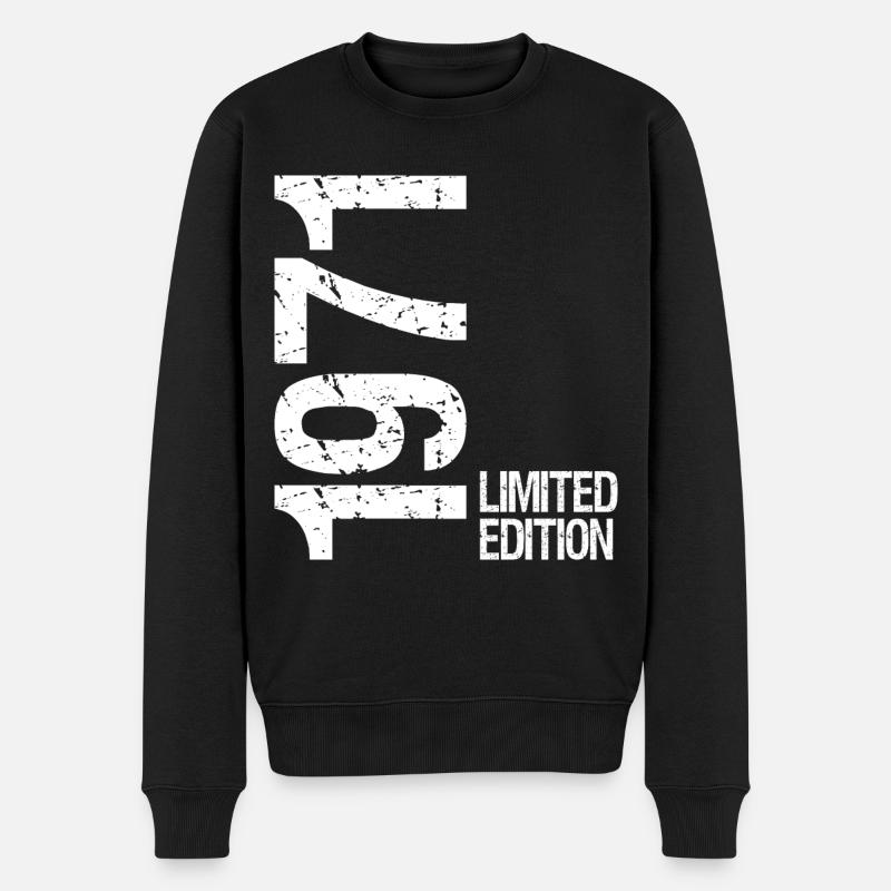 1971 Édition limitée - Pull Premium bio Homme - noir