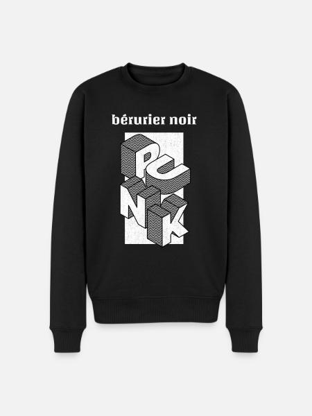 Schwarzer Beruir Punk - Männer Premium Bio Pullover - Schwarz