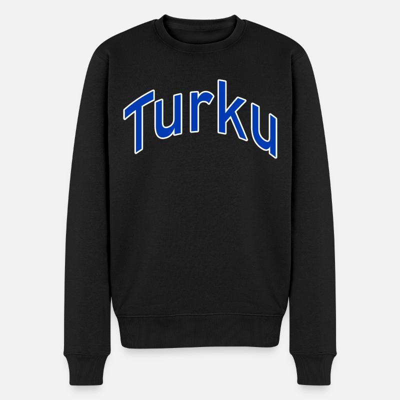 Turku - Pull Premium bio Homme - noir