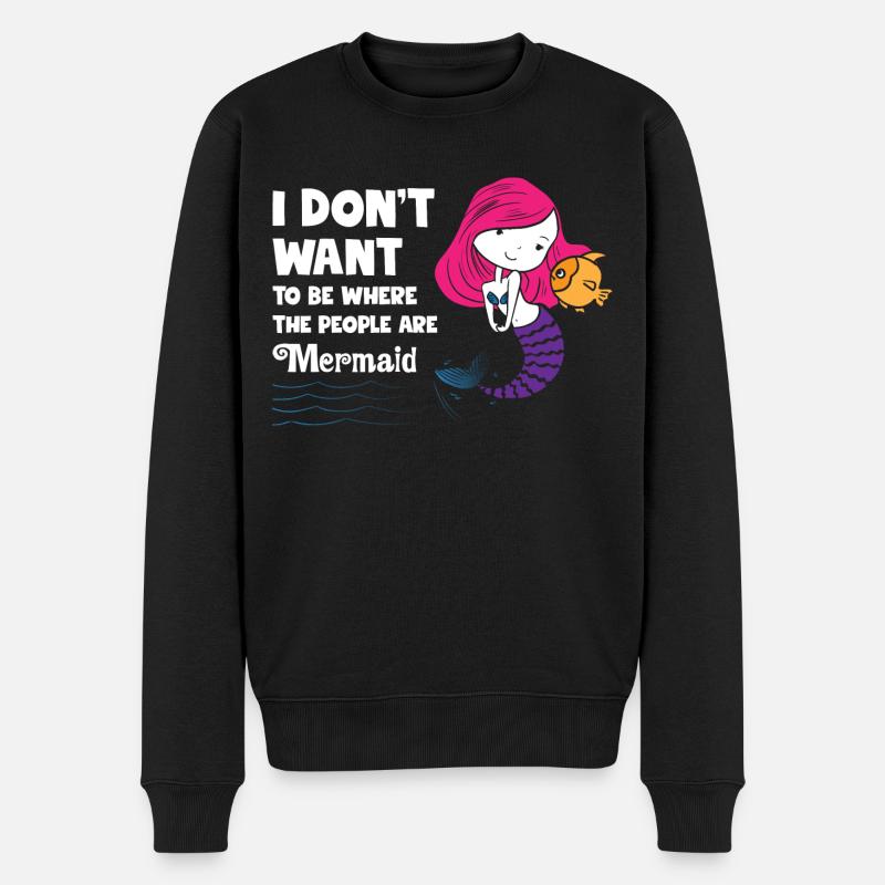 Sirène - Pull Premium bio Homme - noir