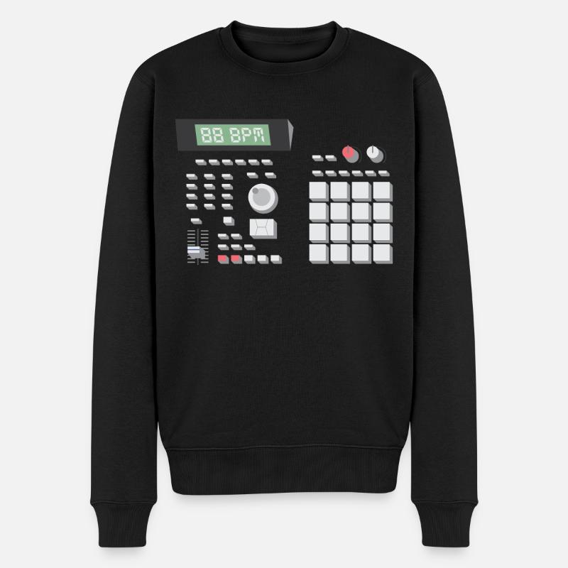 88 BPM MPC 2000 - Pull Premium bio Homme - noir