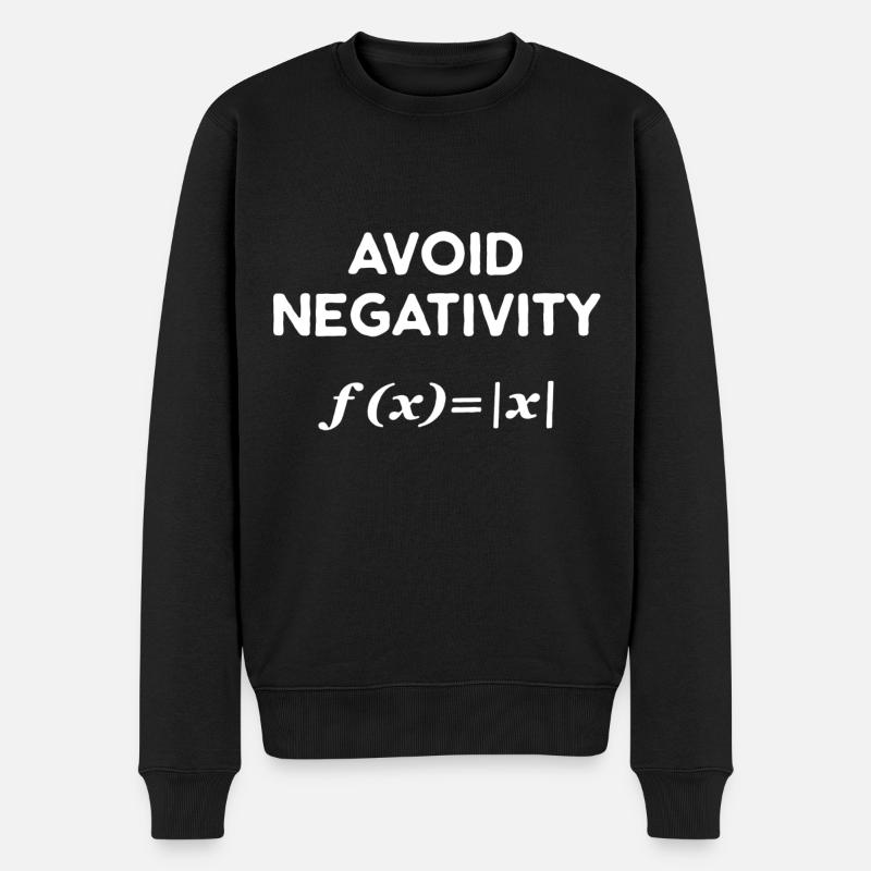 Mathe - Männer Premium Bio Pullover - Schwarz