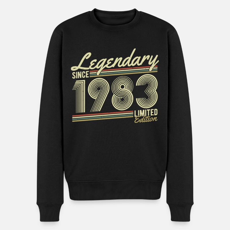 Légendaire depuis 1983 - Pull Premium bio Homme - noir