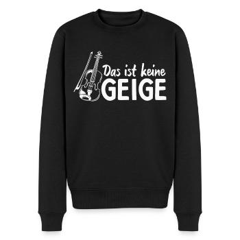 Bratsche Viola Orchester Musiker Bratschist - Männer Premium Bio Pullover - Schwarz - Vorne - Nico (187cm)
