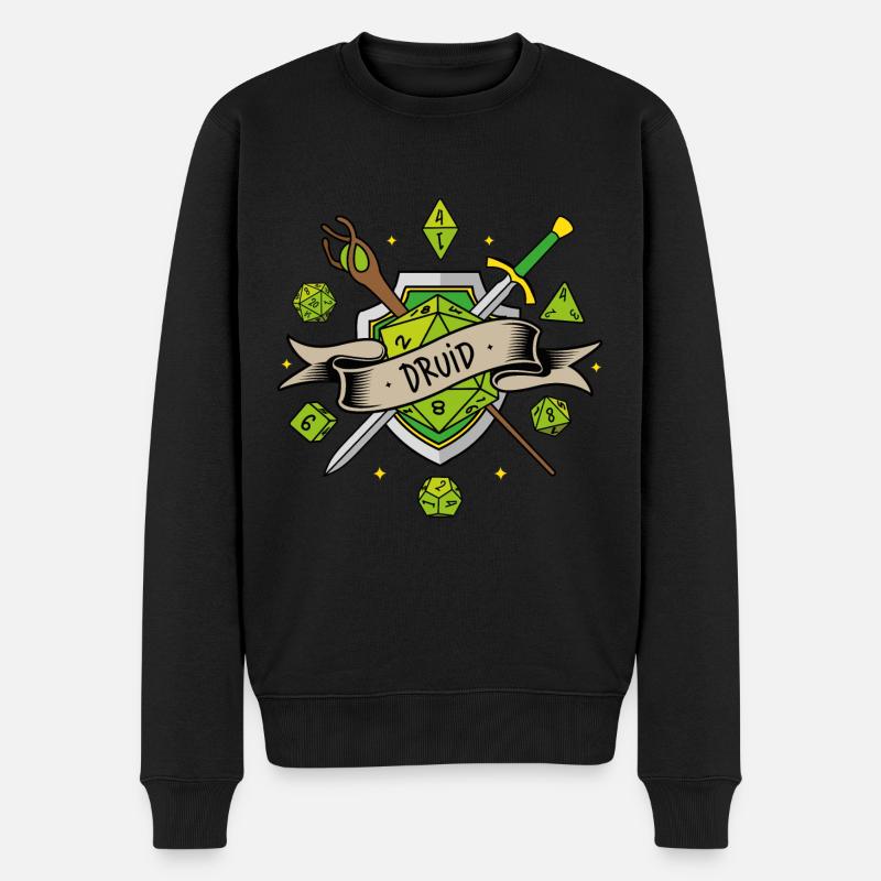 Druid RPG - Pull Premium bio Homme - noir