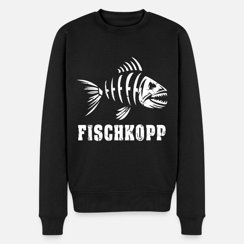 Fischkopp - Pull Premium bio Homme - noir