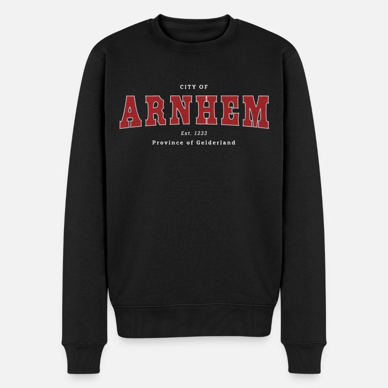 Arnheim - Männer Premium Bio Pullover - Schwarz