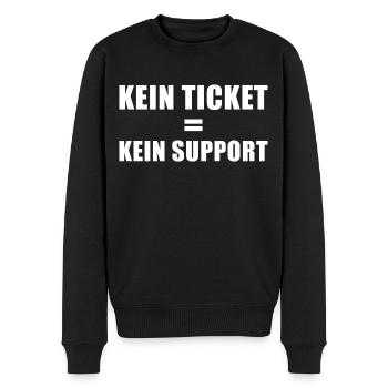 Kundenservice Informatik Kunden Support - Männer Premium Bio Pullover - Schwarz - Vorne - Nico (187cm)
