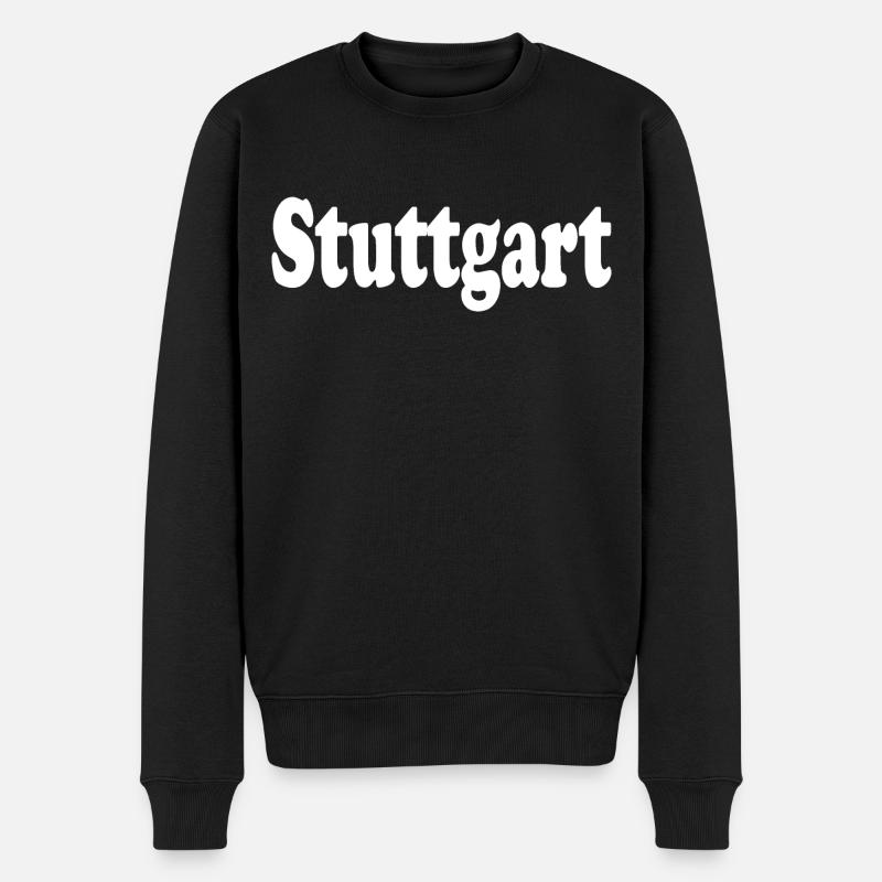 Stuttgart - Pull Premium bio Homme - noir