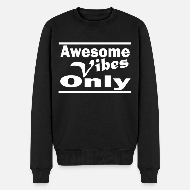 Chemise Awsome Vibes Only - Pull Premium bio Homme - noir