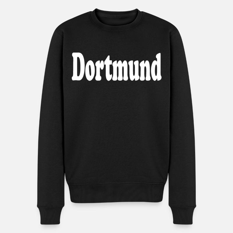 Dortmund - Männer Premium Bio Pullover - Schwarz
