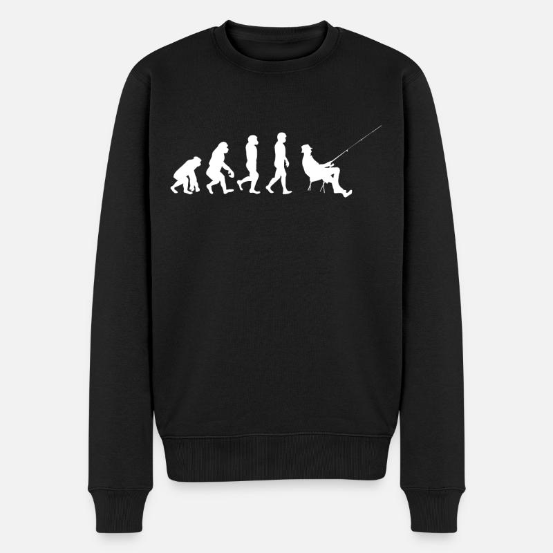 Evolution Pêcheur - Pull Premium bio Homme - noir