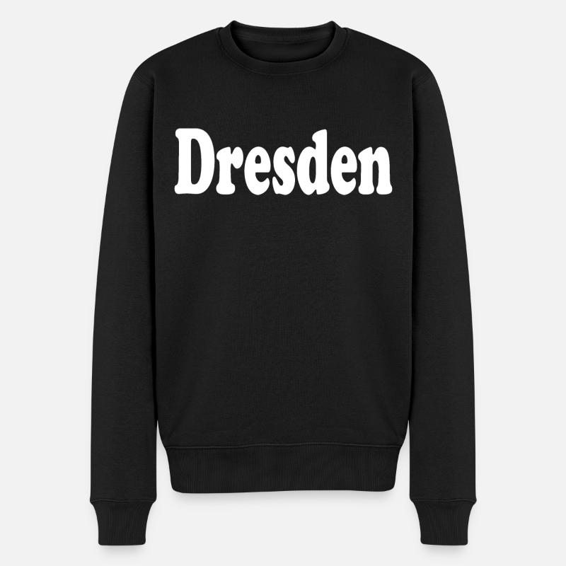 Dresde - Pull Premium bio Homme - noir