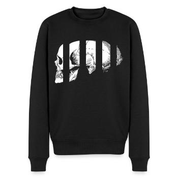 Crâne - Pull Premium bio Homme - noir - Devant - Nico (187cm)
