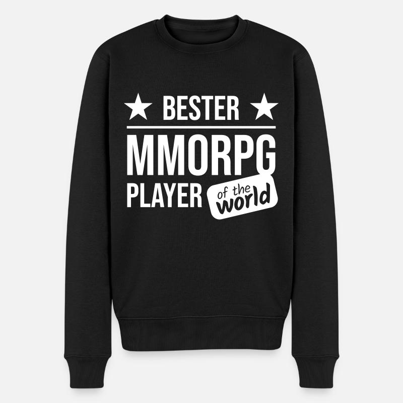 MMORPG bester Spieler - Männer Premium Bio Pullover - Schwarz