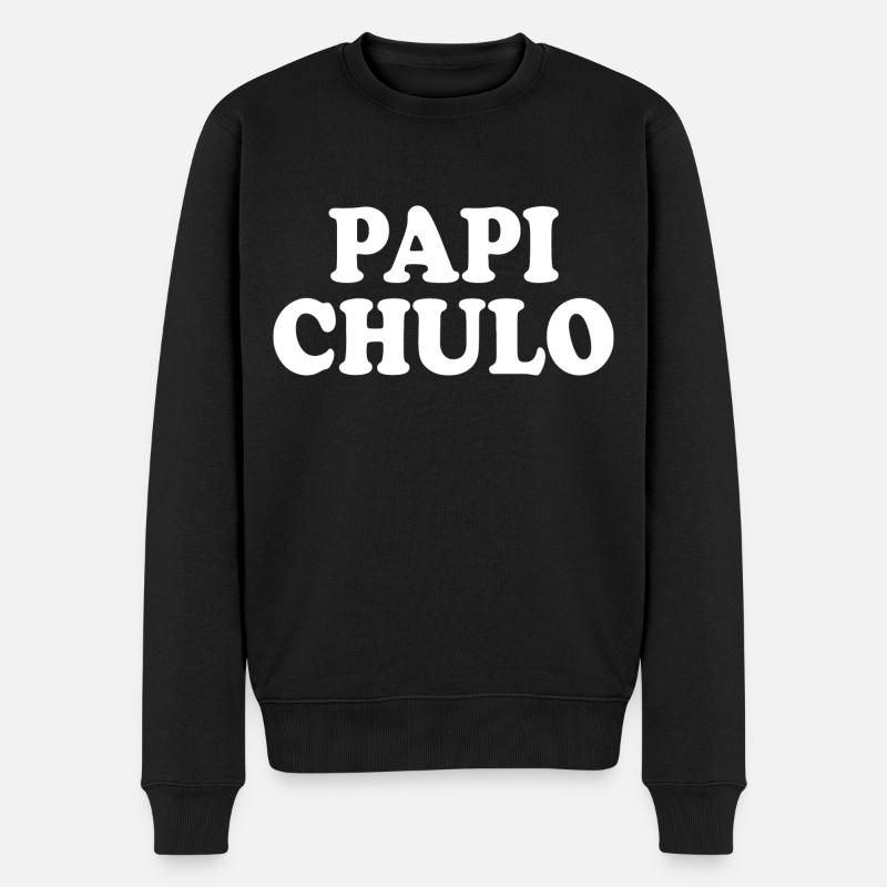 Papi chulo - Men's Premium Organic Jumper - black