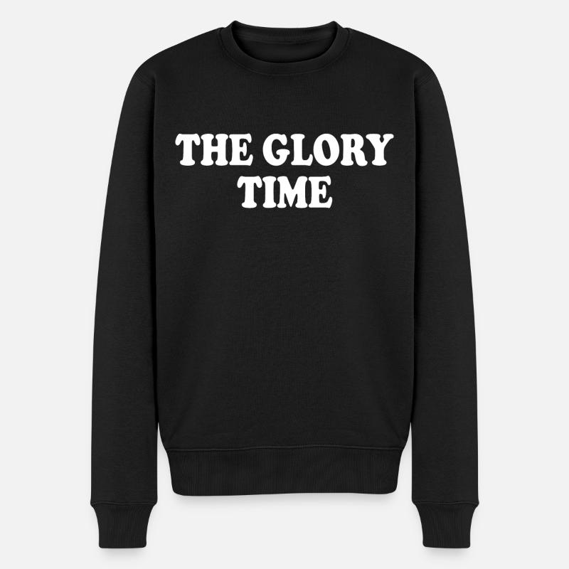 The glory time - Pull Premium bio Homme - noir