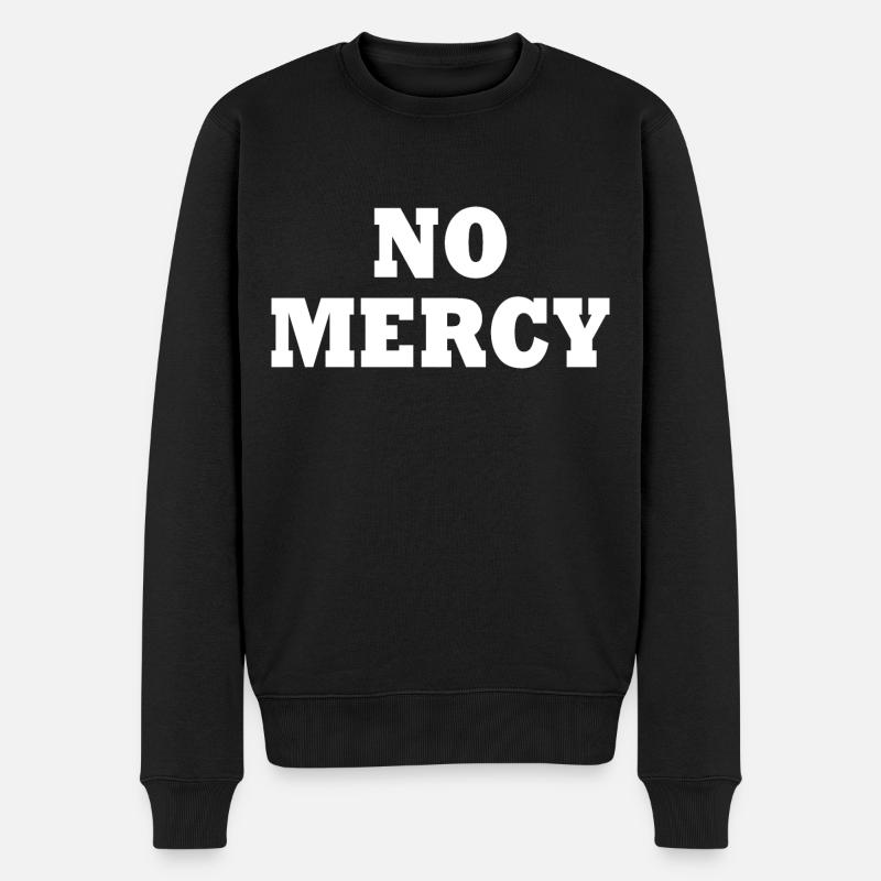 No mercy - Pull Premium bio Homme - noir