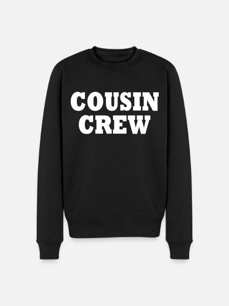 cousin crew - Men's Premium Organic Jumper - black