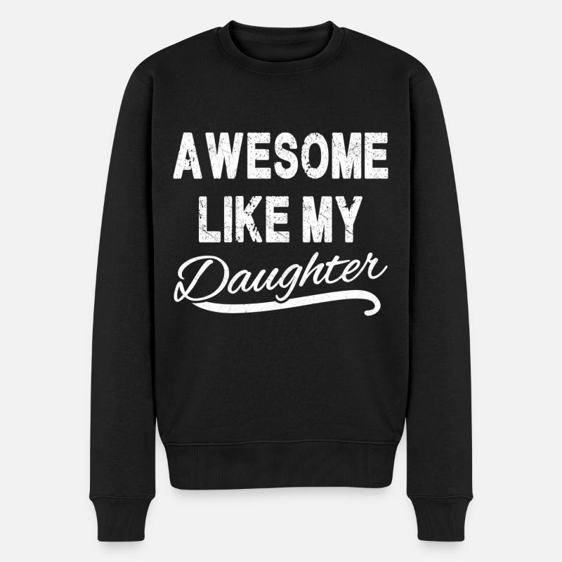 Génial comme ma fille - Pull Premium bio Homme - noir