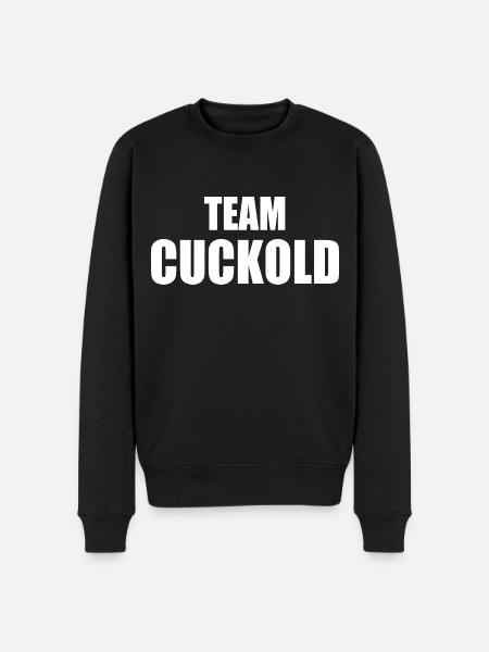 Team cuckold - Men's Premium Organic Jumper - black