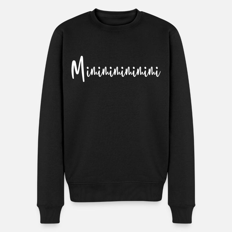 Mimimimi - Design - Pull Premium bio Homme - noir