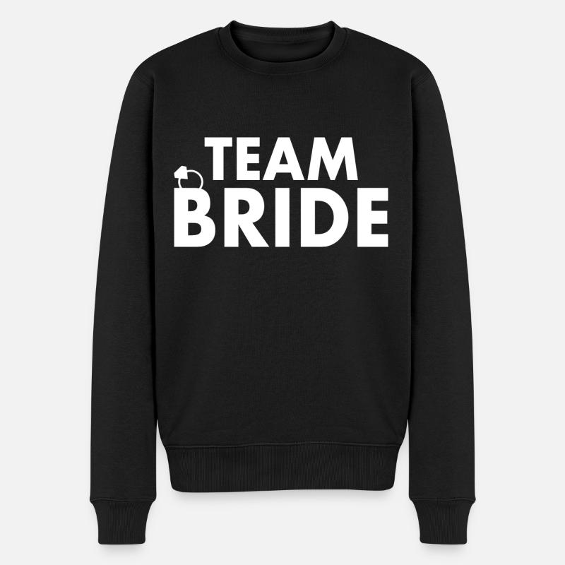 Team bride - Pull Premium bio Homme - noir