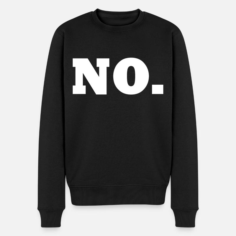 No - Pull Premium bio Homme - noir