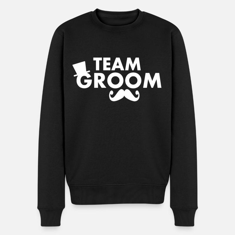 Team groom - Pull Premium bio Homme - noir