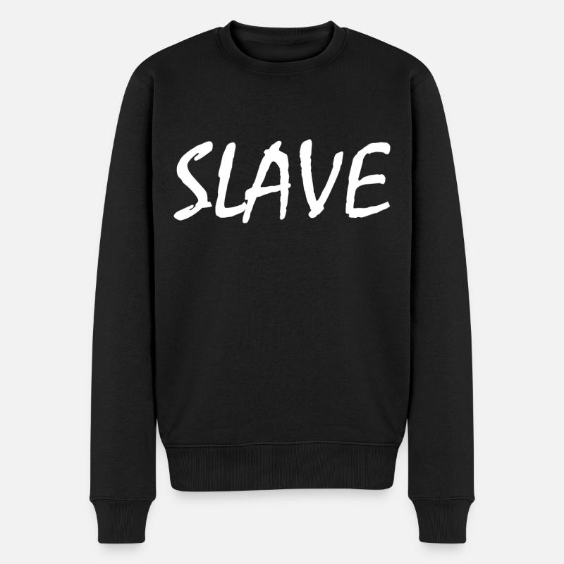 Slave - Pull Premium bio Homme - noir