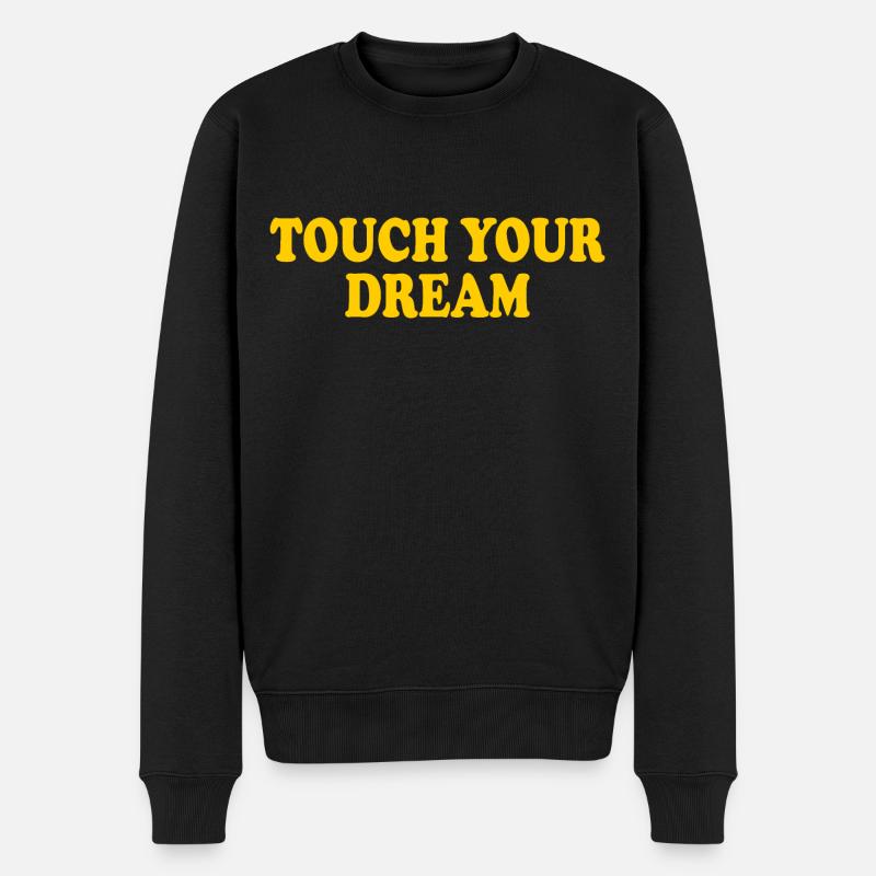 touch you dream - Pull Premium bio Homme - noir
