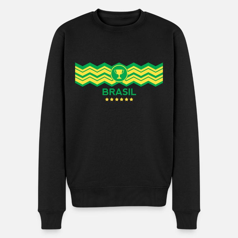 Campeão do mundo Brasil - Pull Premium bio Homme - noir