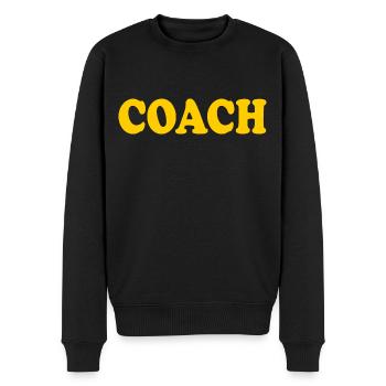 Coach - Men's Premium Organic Jumper - black - Front - Nico (187cm)