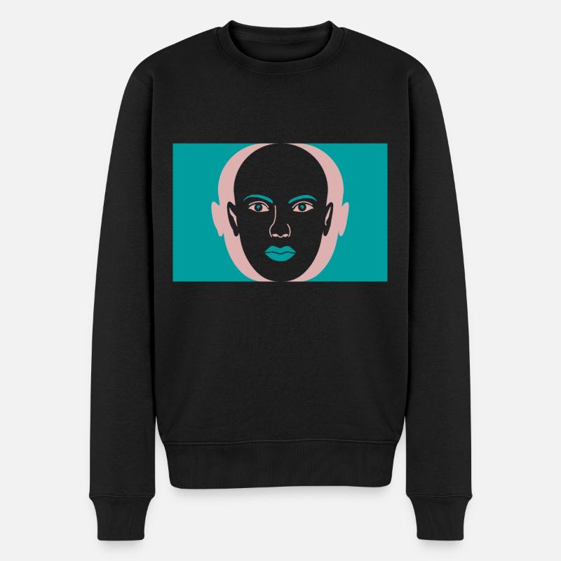 Design féminin - Pull Premium bio Homme - noir