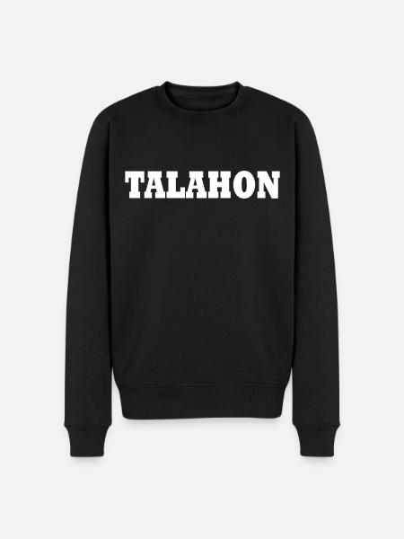 Talahon - Männer Premium Bio Pullover - Schwarz