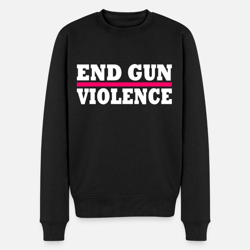 End gun violence - Pull Premium bio Homme - noir