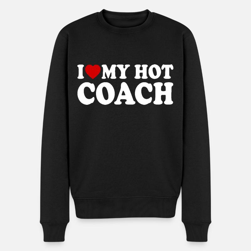 I love my coach - Pull Premium bio Homme - noir
