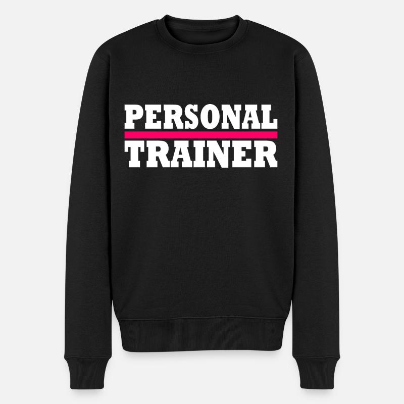 Personal trainer - Pull Premium bio Homme - noir